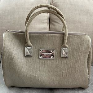 Micheal Kors Canvas Satchel